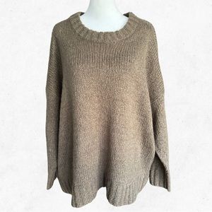 Aerie Brown Cozy Oversized Sweater